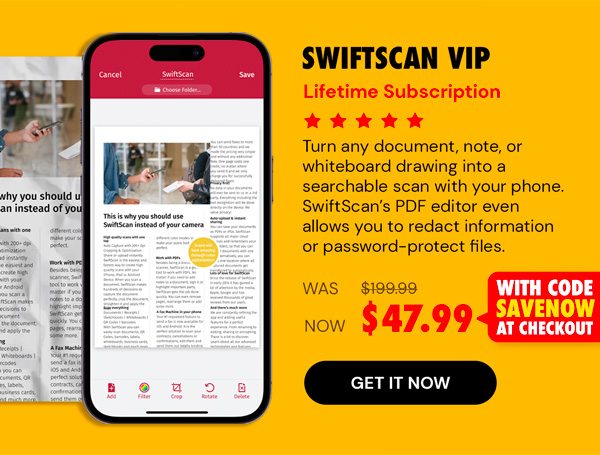 SwiftScan VIP: Lifetime Subscription