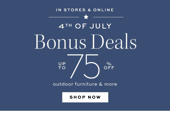 4TH OF JULY Bonus Deals