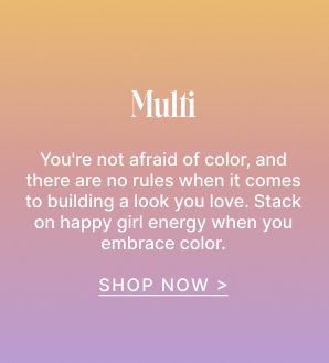 Multi Colored Jewelry | Shop Now