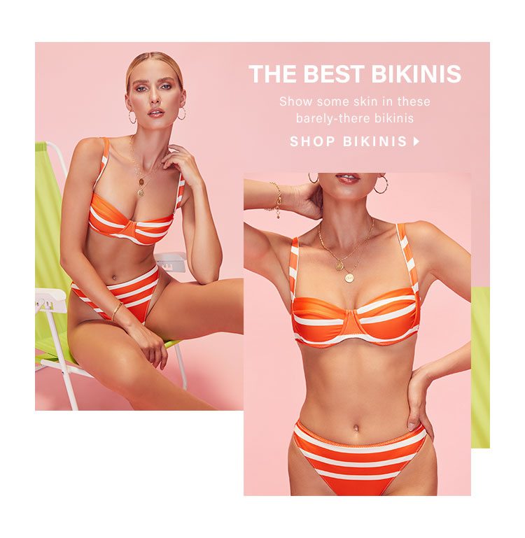 The Best Bikinis. Show some skin in these barely-there bikinis. Shop Now