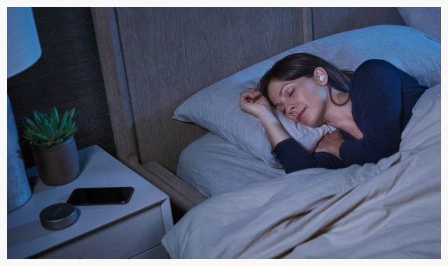 Customer using their Sleepbuds II