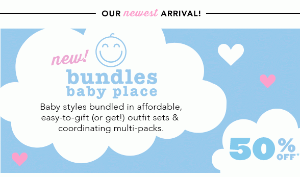 Baby Bundles 50% Off