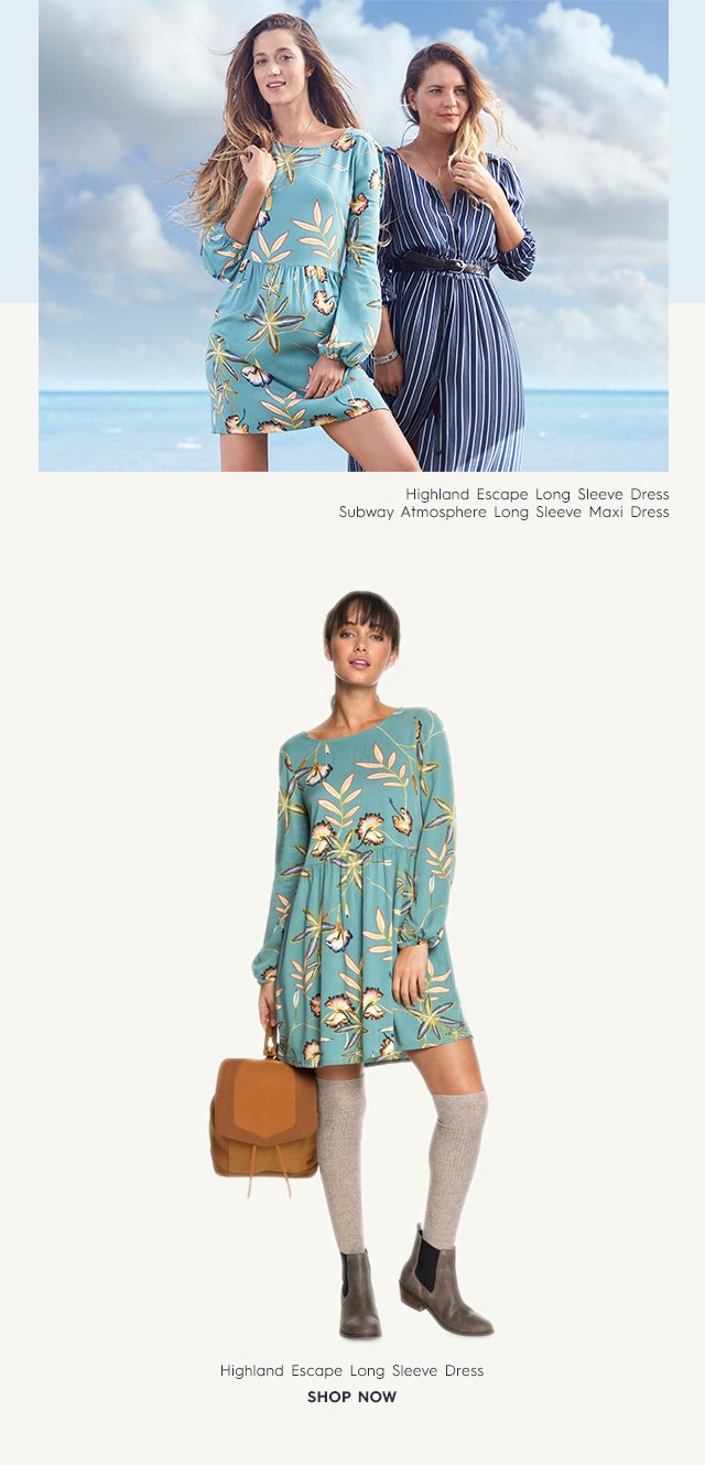 Product 4 - Highland Escape Long Sleeve Dress