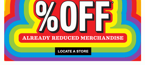 Monster Sale! Extra 60% Off Already Reduced Merchandise