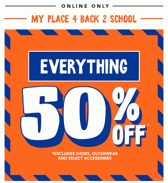 Everything 50% Off