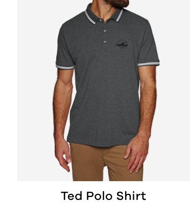 Protest Ted Polo Shirt | Dark Grey Melee
