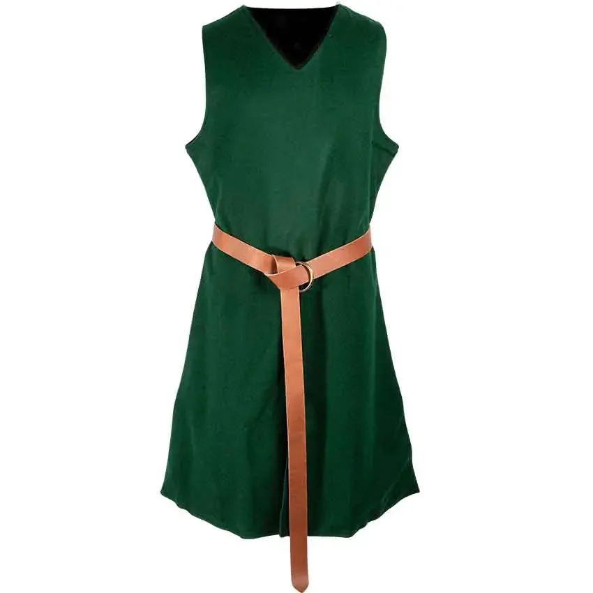 Image of Knightly Wool Tabard - Green