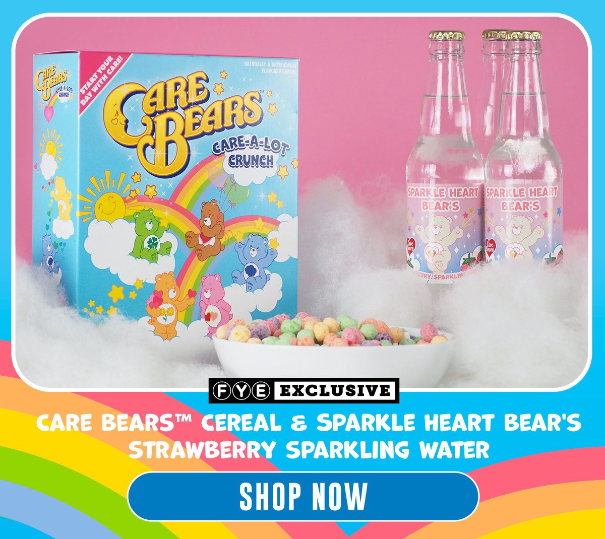 Care Bears Cereal & Sparkle Heart Bear's Strawberry Spsr