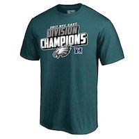 NFL Pro Line by Fanatics Branded Philadelphia Eagles Midnight Green 2017 NFC East Division Champions T-Shirt