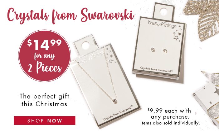 $9.99 Necklace or Earrings with any purchase