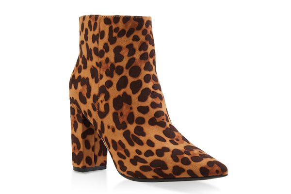 Pointed Toe Block Heel Booties