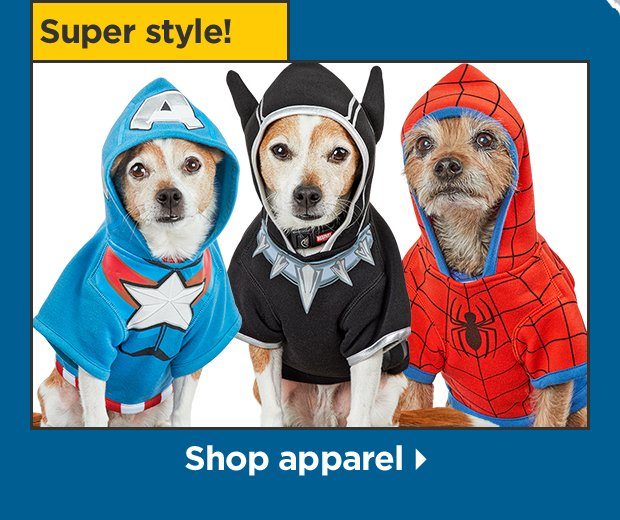 Super style! Shop apparel.