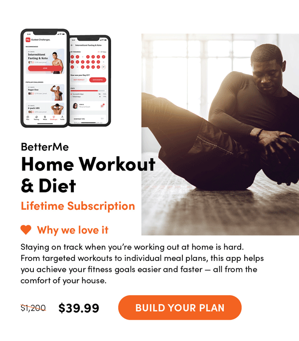 BetterMe Home Workout & Diet | Build Your Plan