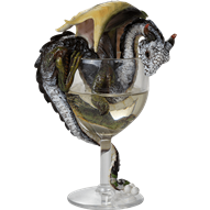 White Wine Dragon Statue