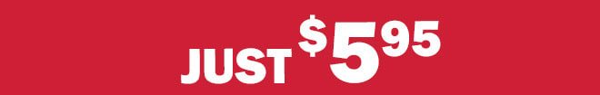just $5.95