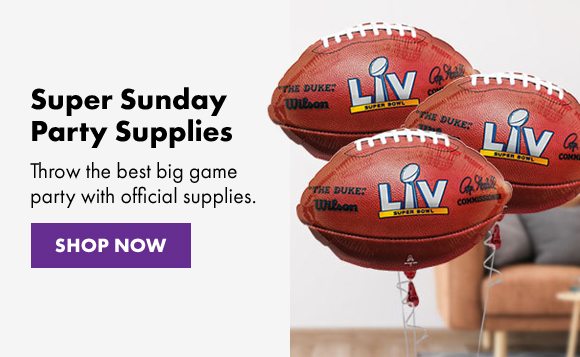 Super Sunday Party Supplies | Throw the best big game party with official supplies | SHOP NOW