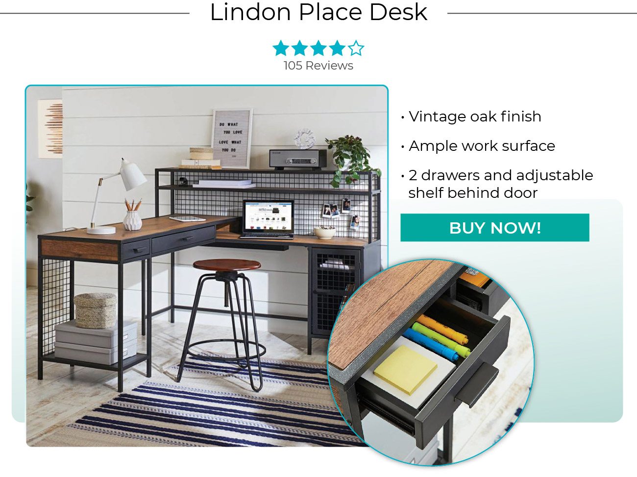 Lindon Place Desk