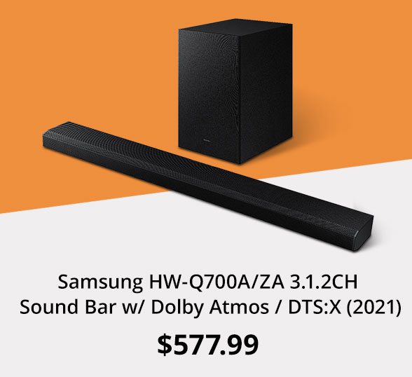 Samsung HW-Q700A/ZA 3.1.2CH Sound Bar w/ Dolby Atmos / DTS:X (2021)