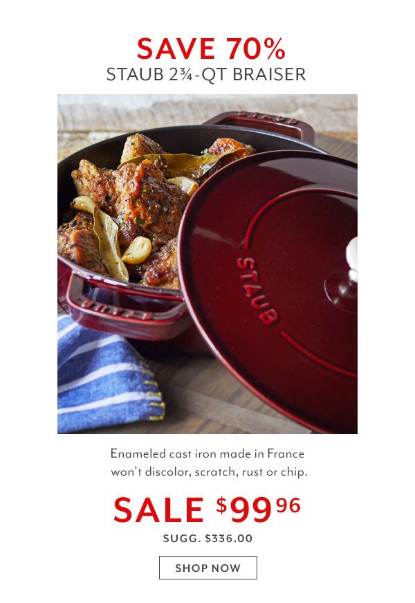 Staub 2.75-QT Braiser