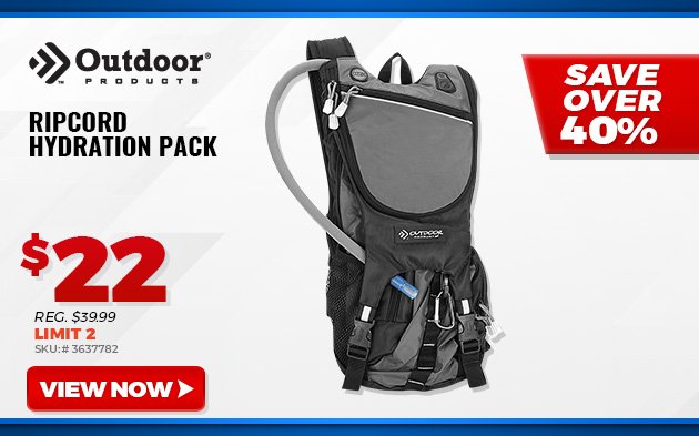 Outdoor Products Ripcord Hydration Pack