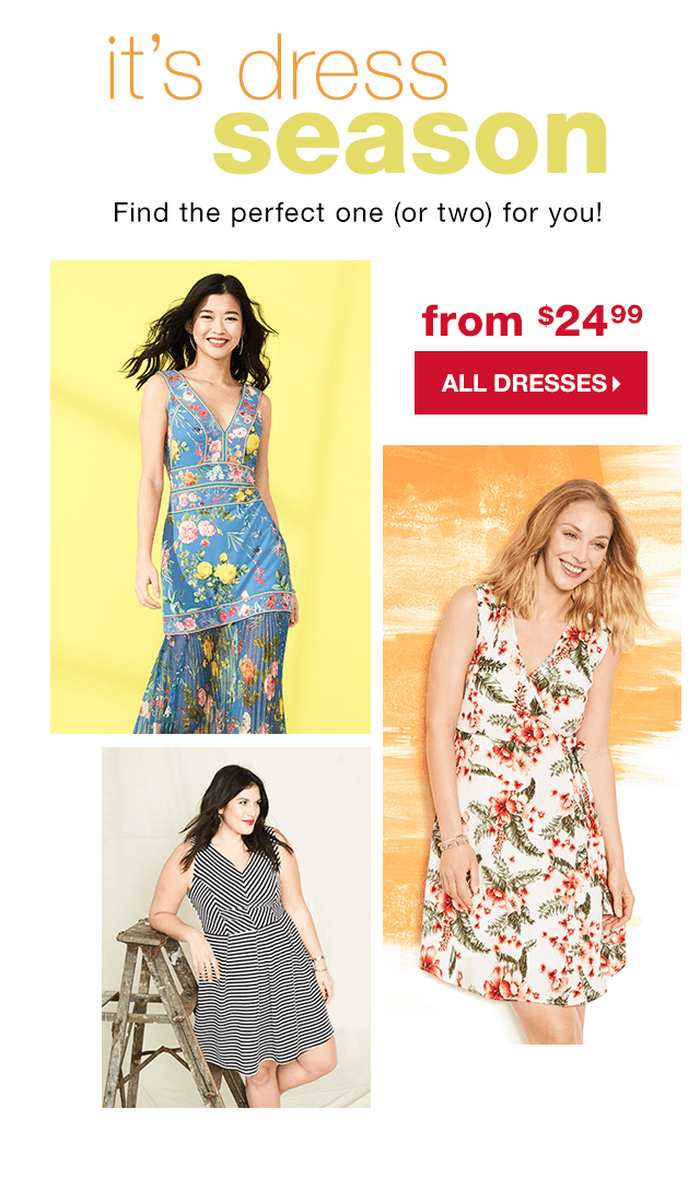 It’s Dress Season: Find the Perfect One (or Two) for You! - Shop All Dresses (from $24.99)