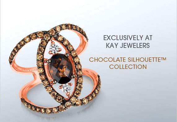 Exclusively at Kay Jewelers, Chocolate Silhouette Collection, Shop Now