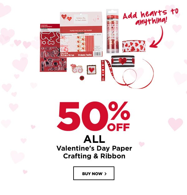 All Valentine's Day Paper Crafting & Ribbon
