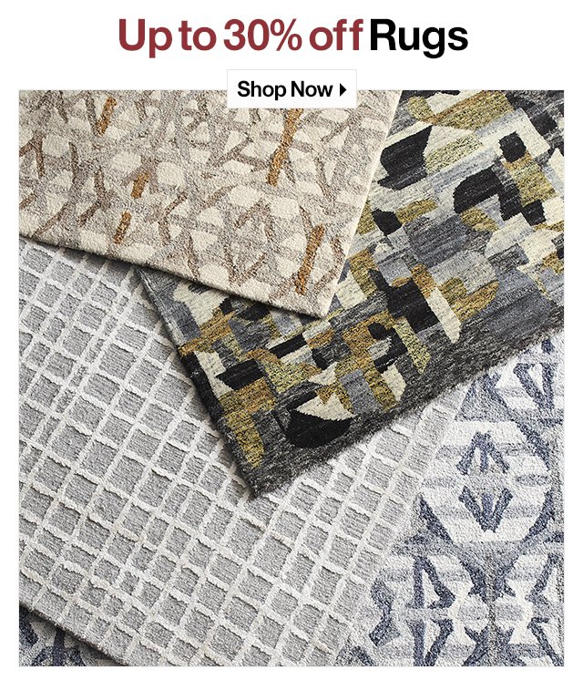 Up to 30% off Rugs Shop Now