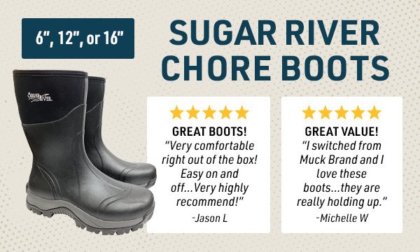 SUGAR RIVER CHORE BOOTS