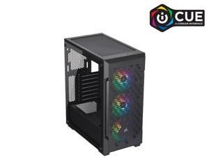 Corsair iCUE 220T RGB Airflow CC-9011173-WW Black Steel / Plastic / Tempered Glass ATX Mid Tower Computer Case