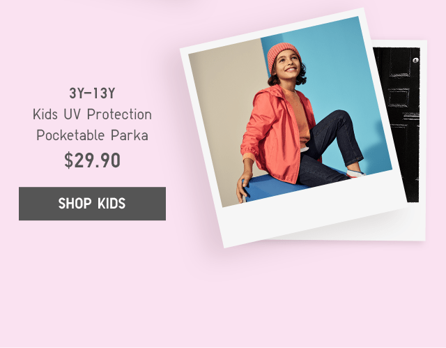 PDP8 - KIDS UV PROTECTION POCKEATABLE PARKA