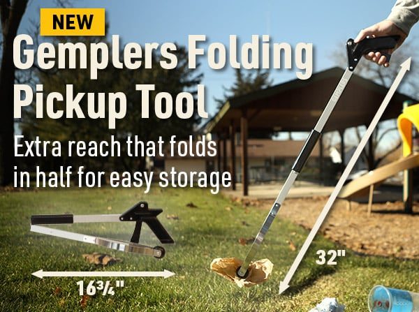 New Gemplers Folding Pickup Tool - Extra reach that folds in half for easy storage