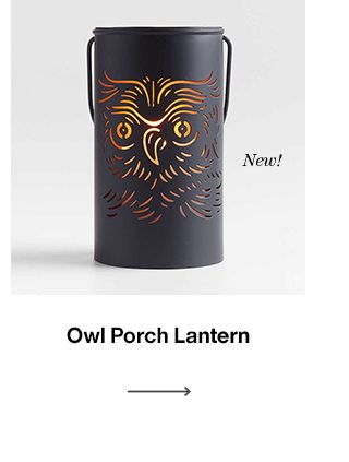 Owl porch lantern