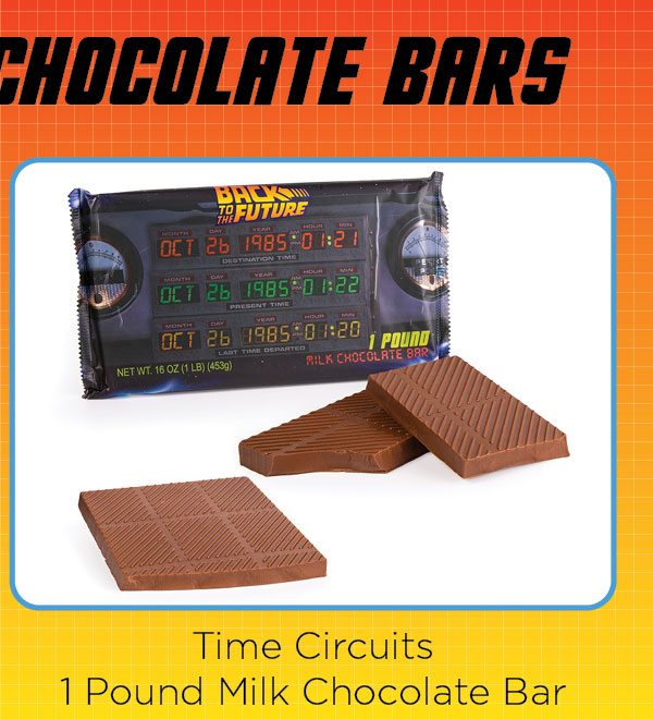 Time Circuits 1 Pound Milk Chocolate Bar
