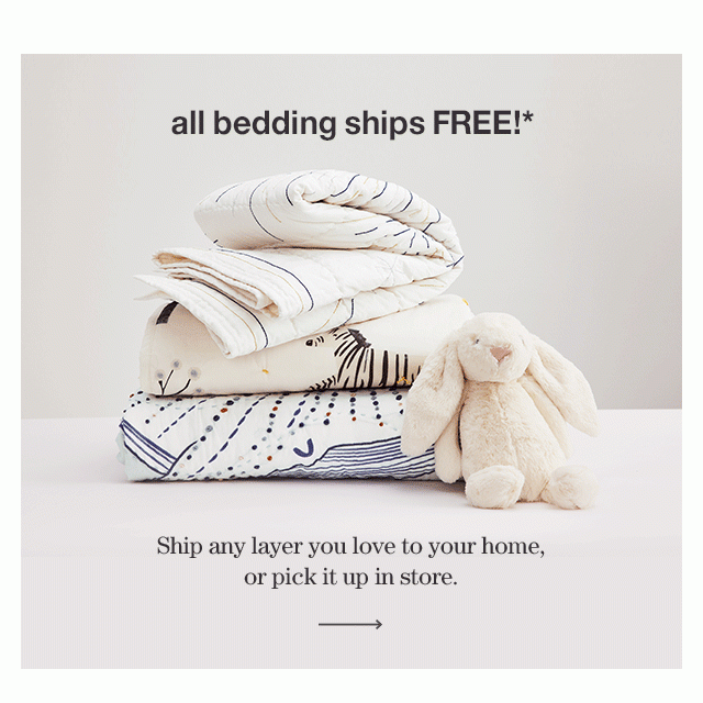 all bedding ships FREE!*