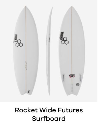Channel Islands Rocket Wide Futures Surfboard