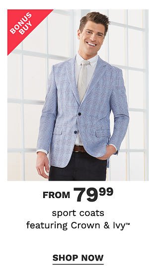 Bonus Buy! From 7.99 Sport Coats featuring Crown & ivy - Shop Now