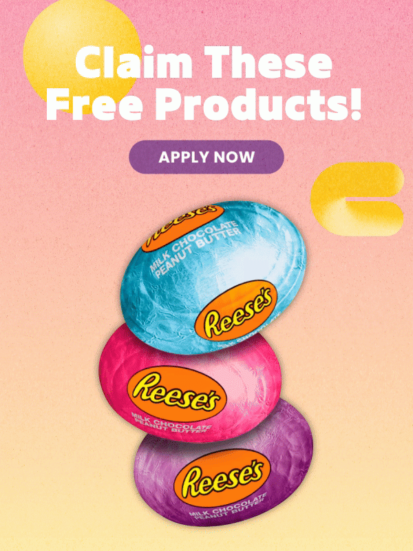 Apply to try today's FREE products NOW!