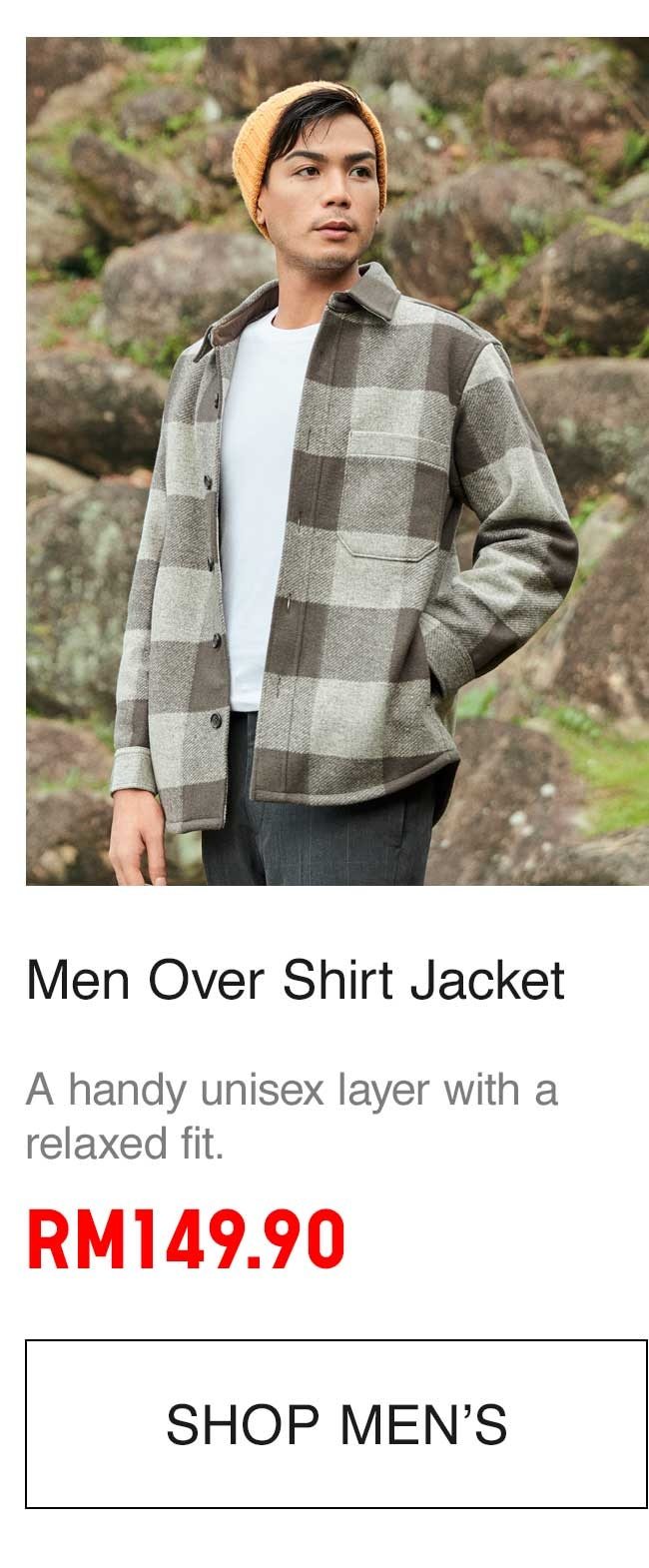 Men Over Shirt Jacket