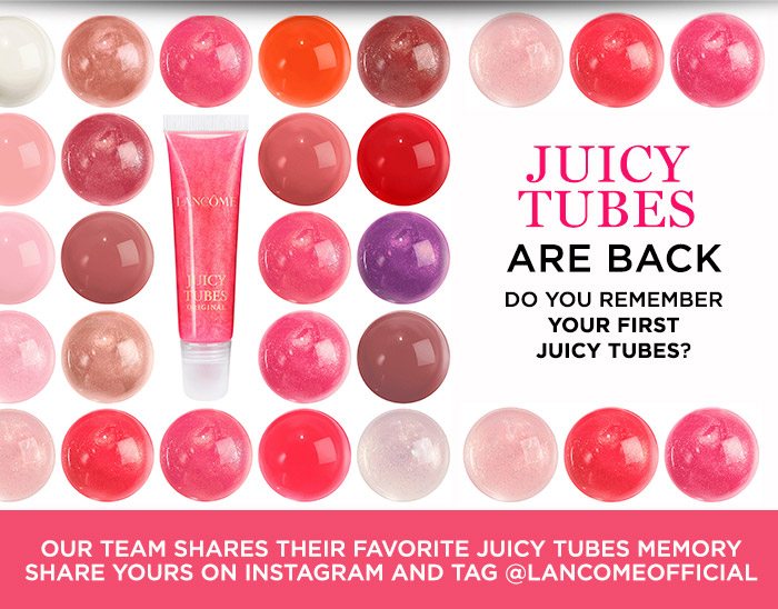 Juicy Tubes are back - Do you remember your first Juicy Tubes?