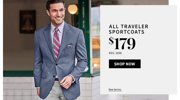 $179 All Traveler Sportcoats