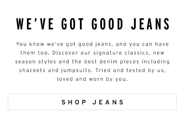 …and the best denim pieces to go with it