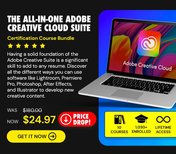 The All-in-One Adobe Creative Cloud Suite Certification Course Bundle