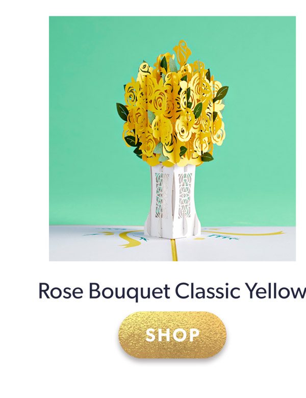 Shop Rose Bouquet Classic Yellow