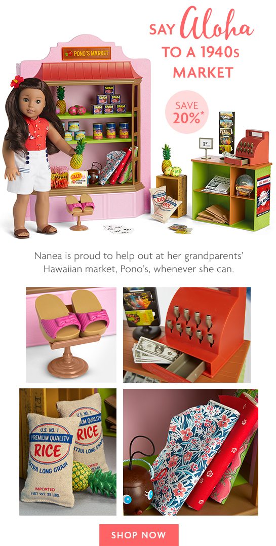 SAY aloha TO A 1940s MARKET - SHOP NOW