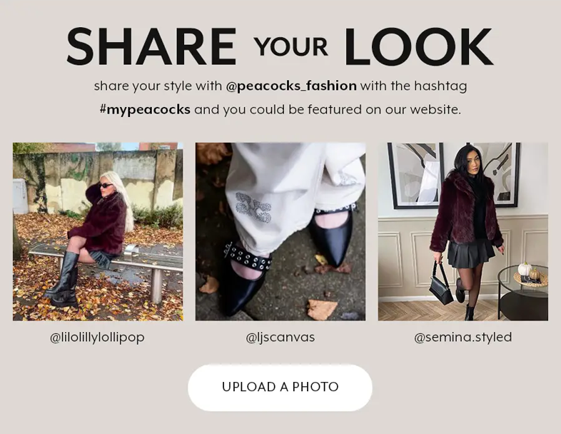 Share your look - upload a photo