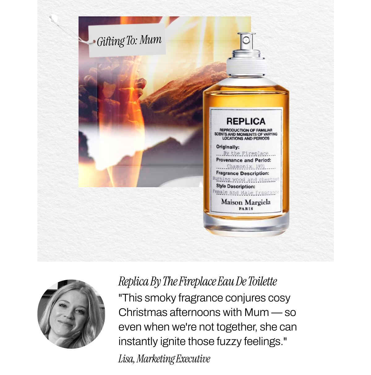 Replica By The Fireplace Eau de Toilette