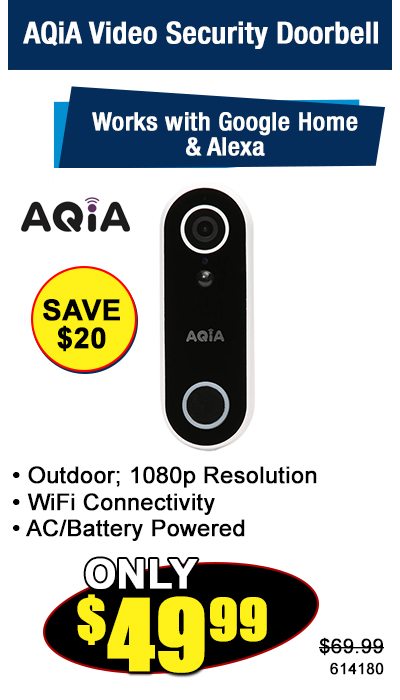 AQiA Video Security Doorbell