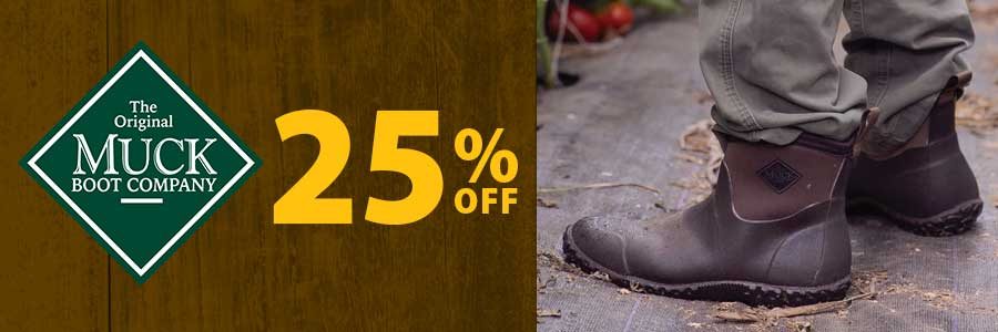 Muck Boots 25% Off