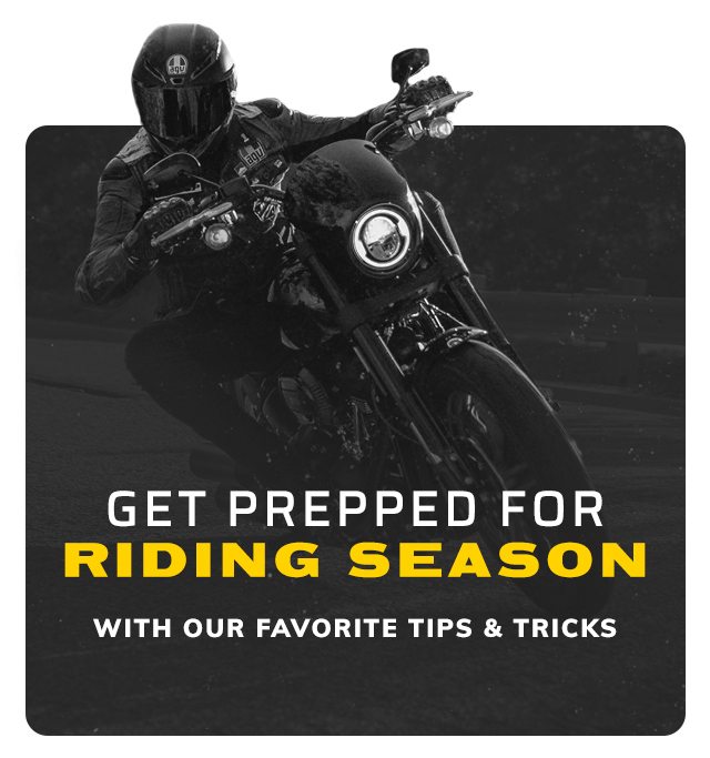 Get prepped for riding season 